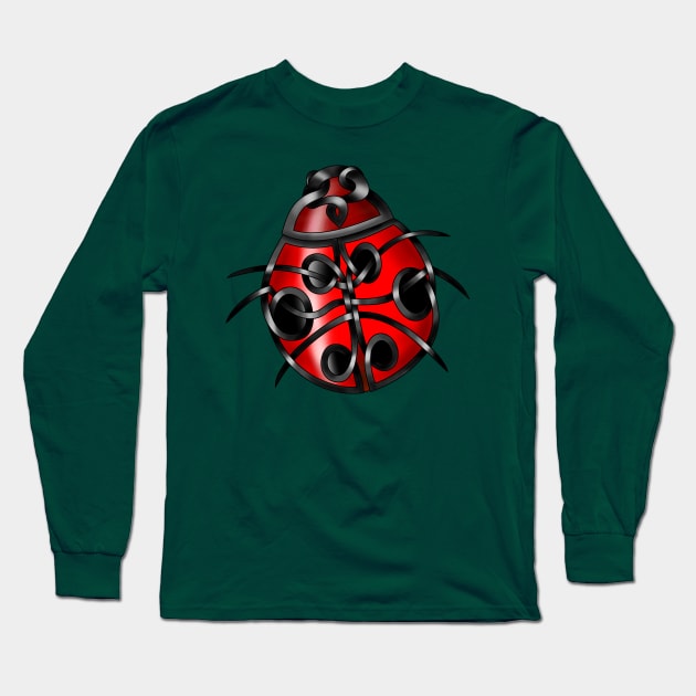 Ladybug Long Sleeve T-Shirt by KnotYourWorld4